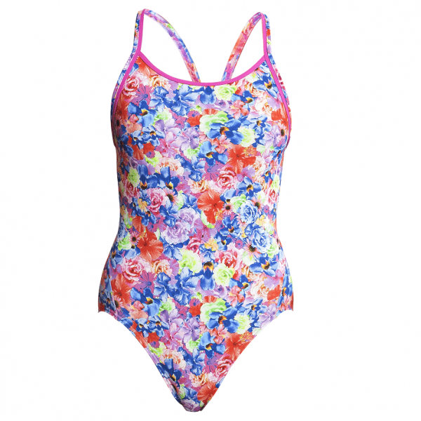 Купальник для спортивного плавания-funkita-prety-petal