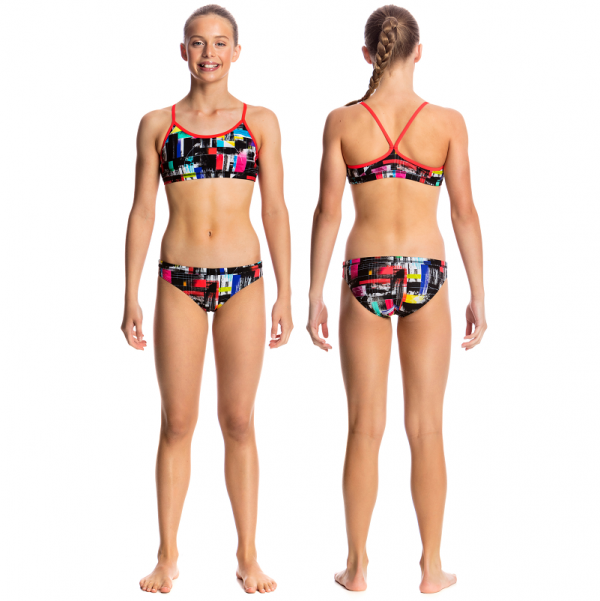 FUNKITA Test Signal Купальник раздельный детский спортивный для бассейна