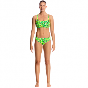 FUNKITA RADIOACTIVE SPORTS Купальник спортивный раздельный для бассейна