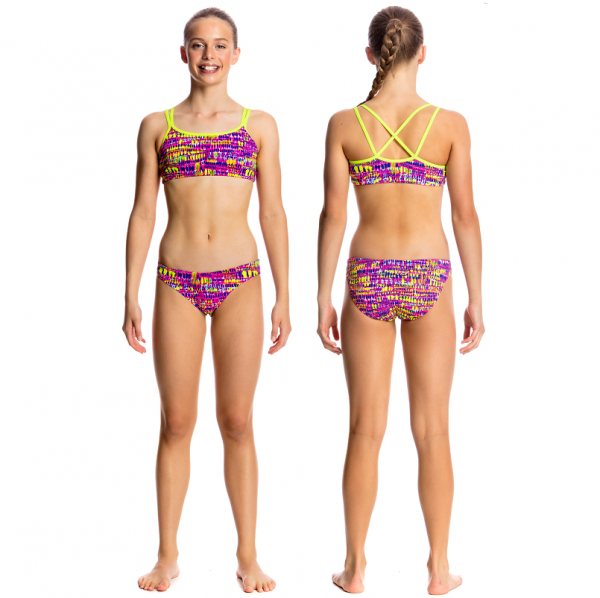 FUNKITA Dotty Dash Cross Купальник раздельный