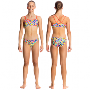 FUNKITA Hex On Legs Cross Купальник раздельный детский спортивный для бассейна