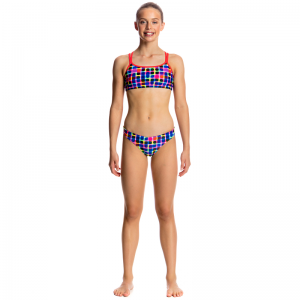 FUNKITA Inked Criss Cross Купальник раздельный