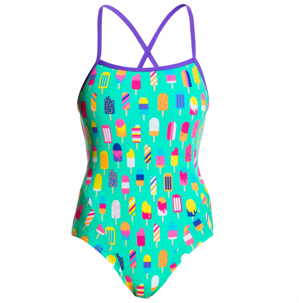 FUNKITA Popsicle Parade Cross Back Купальник для бассейна спортивный