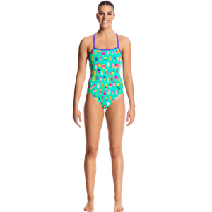 FUNKITA Popsicle Parade Cross Back Купальник для бассейна спортивный