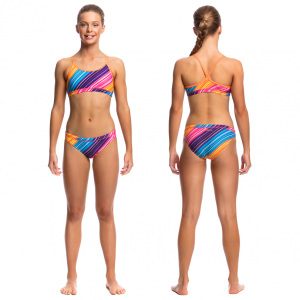 FUNKITA FINE LINES Раздельный детский купальник для бассейна