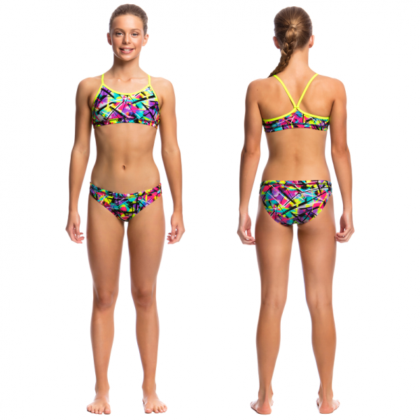 FUNKITA SPRAY ON Раздельный детский купальник для бассейна