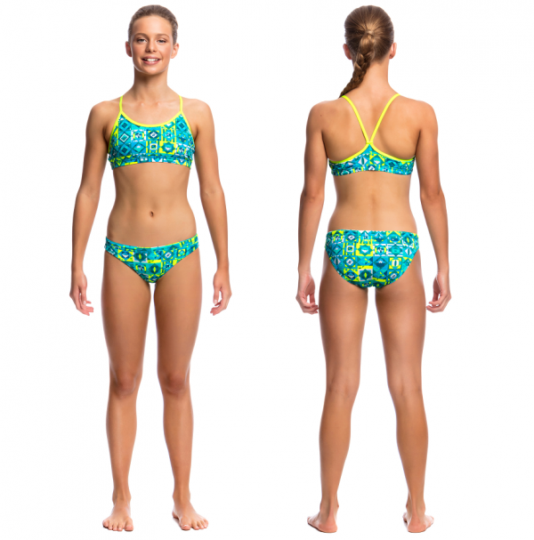 FUNKITA_LIME_LIGHT Купальник раздельный детский