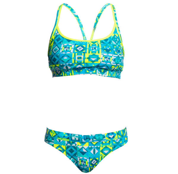 FUNKITA_LIME_LIGHT Купальник раздельный для бассейна