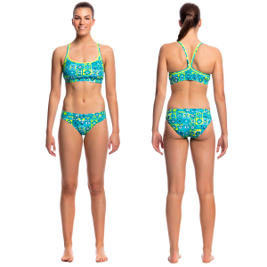 FUNKITA_LIME_LIGHT Купальник раздельный для бассейна