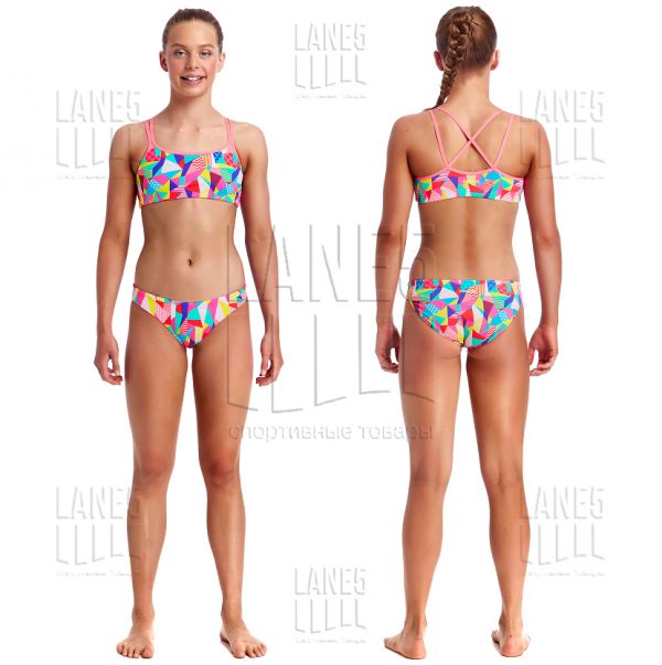 FUNKITA PASTEL PATCH Купальник детский раздельный