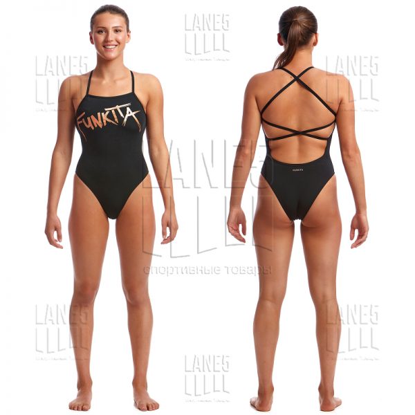 FUNKITA BRONZED Strapped Купальник для бассейна