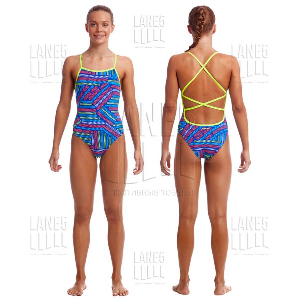 FUNKITA Chain Reaction Strapped Купальник для бассейна