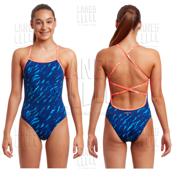 FUNKITA Blue Mist Strapped Купальник для бассейна детский