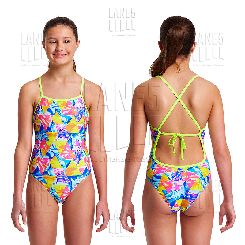 FUNKITA Swirl Stopper Tie Me Tight Купальник детский