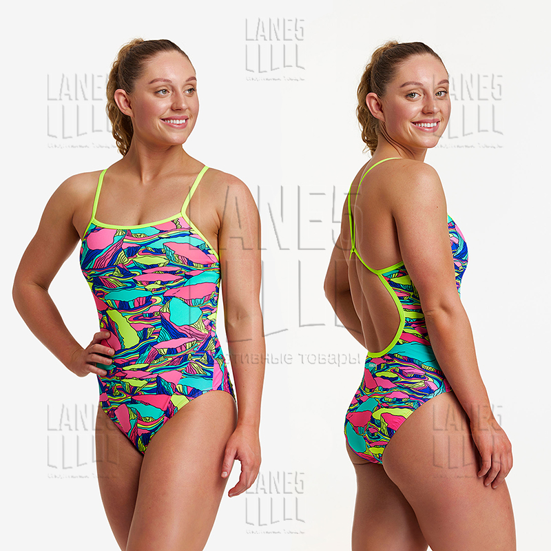 FUNKITA Bright Bergs Eco Купальник для бассейна