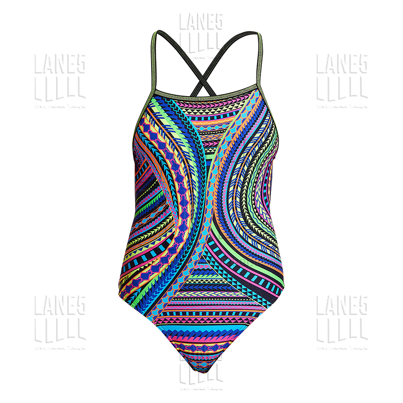 FUNKITA Tribal Revival Strapped Купальник для бассейна