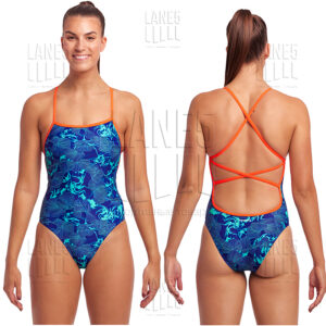 FUNKITA Deep Blue Strapped Купальник для бассейна