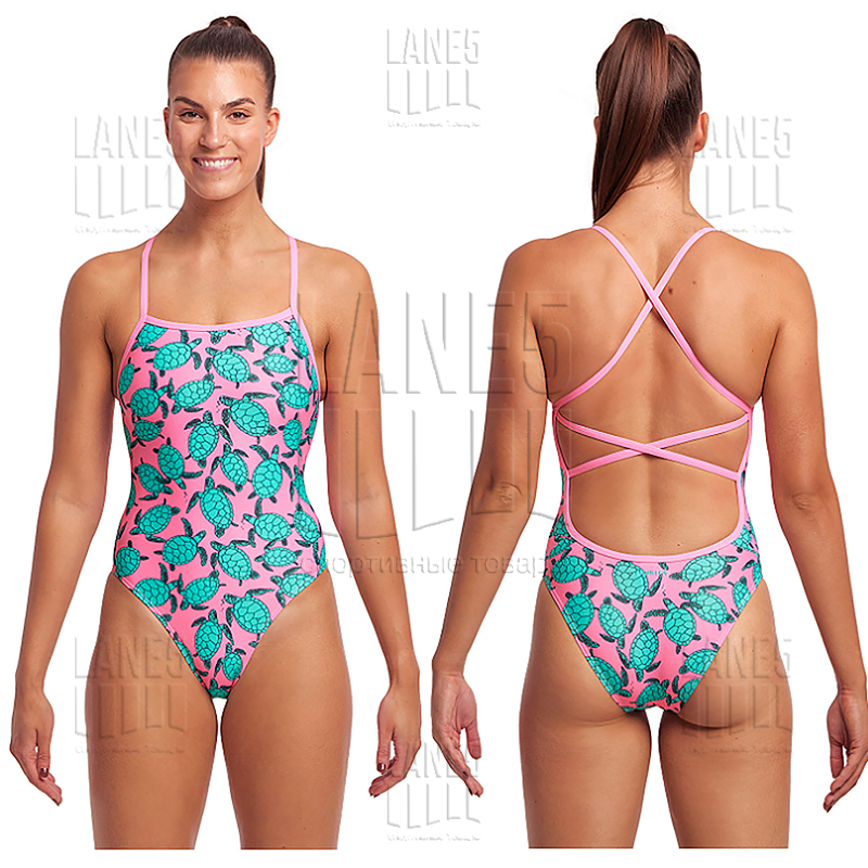FUNKITA Paddling Pink Strapped Купальник для бассейна