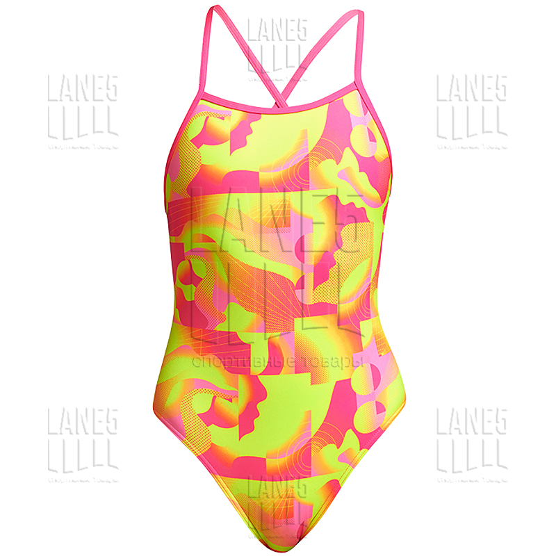 FUNKITA Pinged Pink Tie Me Tight Купальник для бассейна