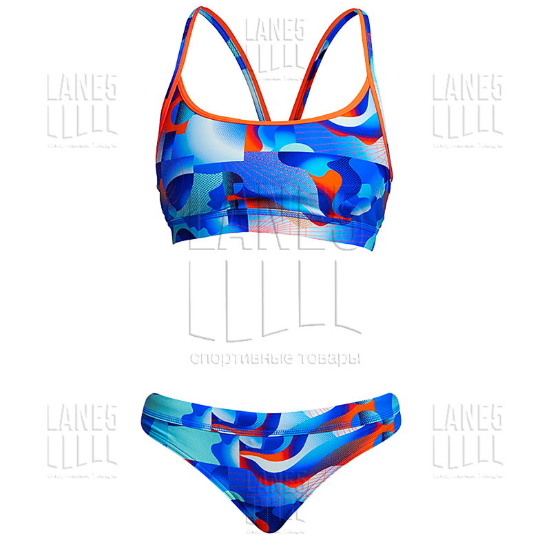 FUNKITA Battle Blue Sports Купальник спортивный