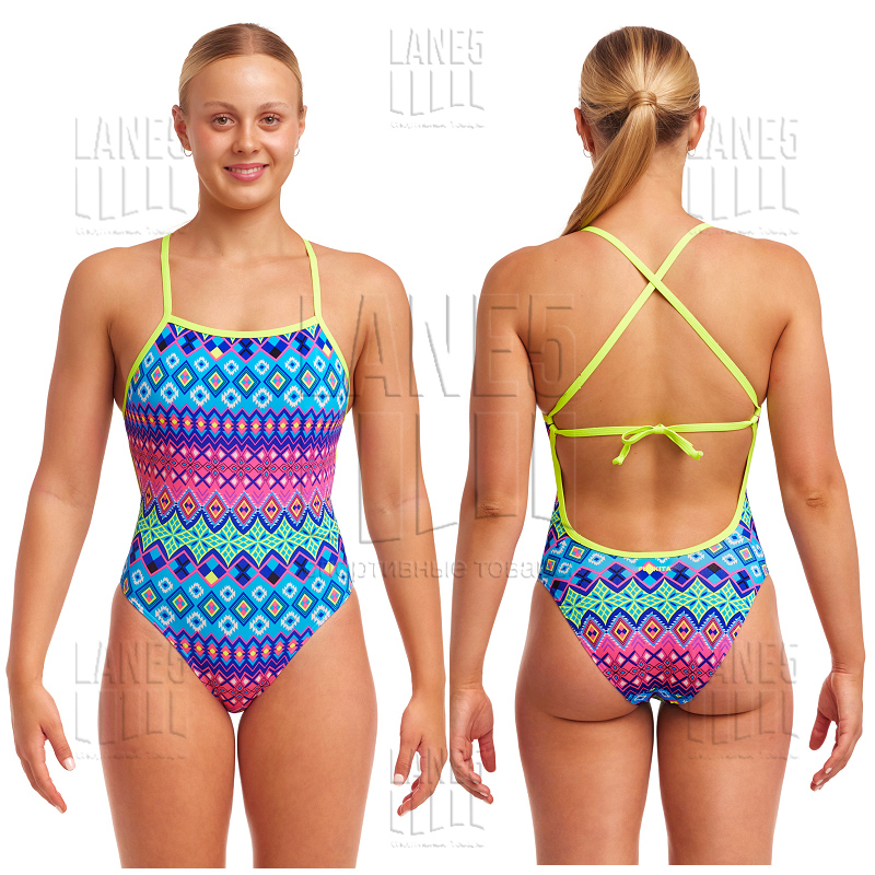 FUNKITA Kris Kringle Tie Me Tight Купальник спортивный