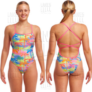 FUNKITA Poca Palm Strapped Купальник для бассейна