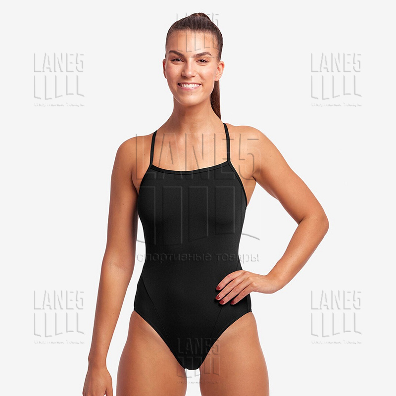 FUNKITA Still Black Swim Secure Купальник для бассейна