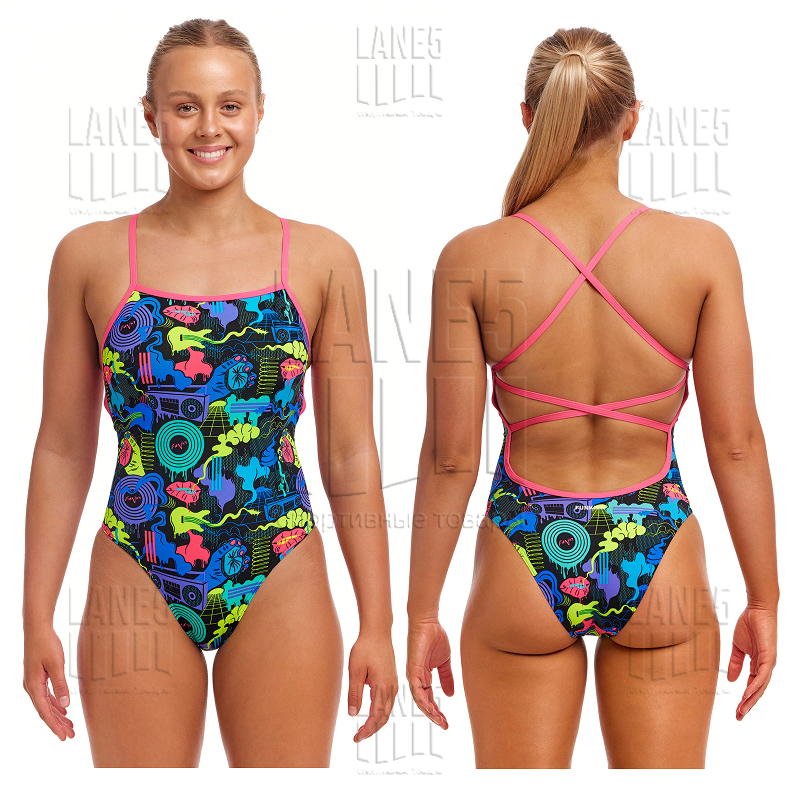 FUNKITA Poppy Long Strapped Купальник для бассейна